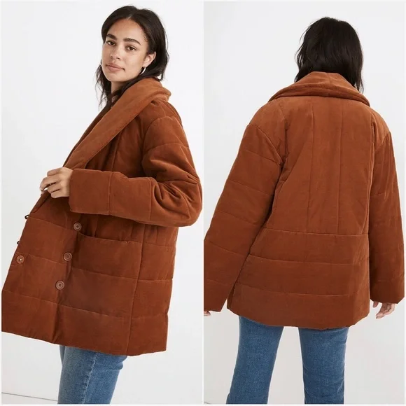 Corduroy Dumont Madewell Dumont Quilted Coat Corduroy Dumont